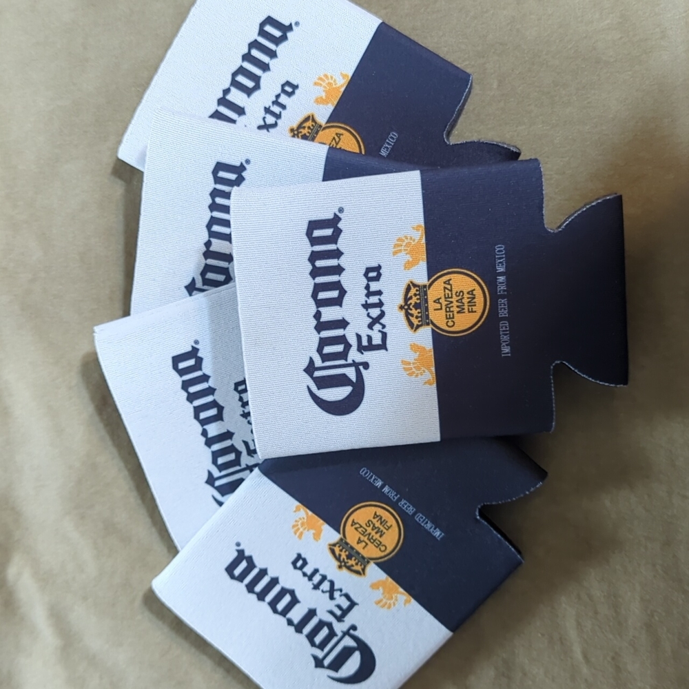 5 pack of Corona Beer Koozies